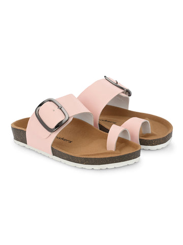 Women Floral Crochet Tape Sliders